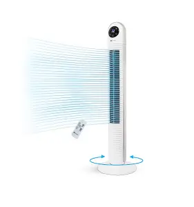 43 inch Tower Fan with Oscillation, Portable Cooling Tower Fan with Timer