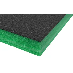 Sealey Easy Peel Shadow Foam Green/Black 1200 x 550 x 50mm Tray Insert SF50G