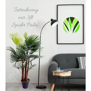 Best Artificial 3ft - 90cm Spider Finger Palm Tree