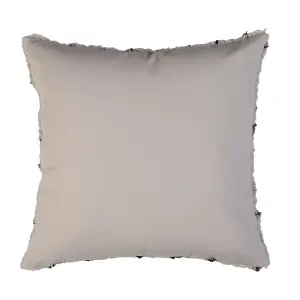 GoodHome Jaspar White Geometric Indoor Cushion (L)50cm x (W)50cm