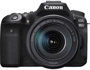 Canon EOS 90D Digital SLR Camera + 18-135mm F/3.5-5.6 IS USM Lens Kit