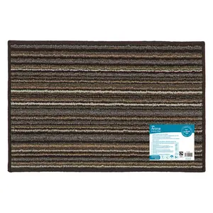  Non-Slip Indoor Door Mat Brown / Rectangle W40 x L60 cm