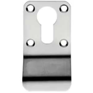 Euro Profile Cylinder Latch Pull Handle 78 x 44mm Satin Stainless Steel