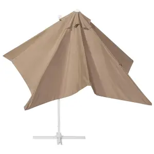 Cantilever Parasol 2.5 x 2.5 m Sand Beige MONZA