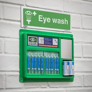 Sealey Safe Conditions Safety Sign Eye Wash Rigid Plastic 300 x 100mm SS58P1