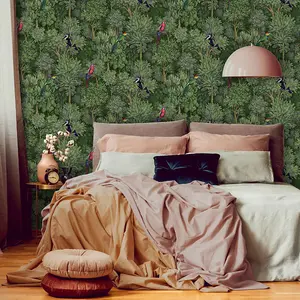 Amazonia Botanist Green Wallpaper Holden 91250