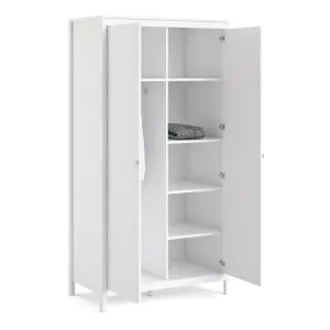 Madrid Wardrobe with 2 doors in White