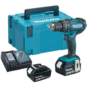 Makita DHP482RFJ 18v LXT Combi Hammer Drill - 2 x 3.0ah Batteries + Charger