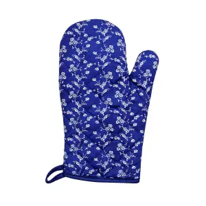 Maison by Premier Blue Rose Single Oven Glove