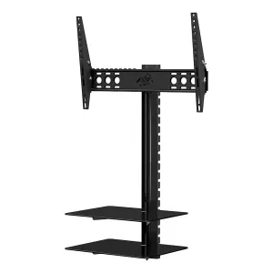 AVF All-in-One Tilt & Turn TV Wall Mount with AV Shelving for TVs up to 60"