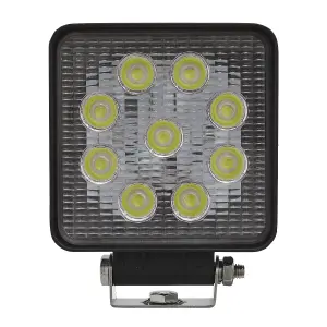 Sealey Square Work Light Lamp 27W SMD LED 2160 Lumens Mounting Bracket LED3S