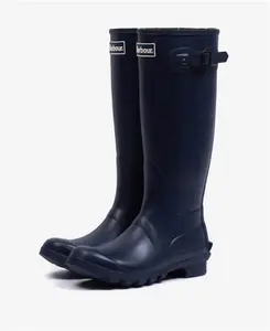 Barbour Bede Wellington Boots Navy 8