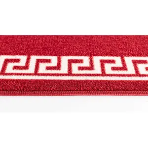 Rampzipoor Doormat Red White / Rectangle 120 x 160cm