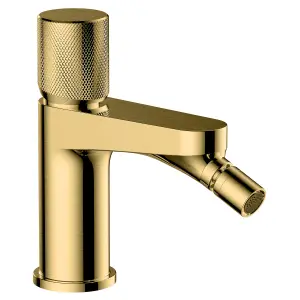 RAK Amalfi Bidet Brushed Gold Modern Bidet Tap Solid Brass