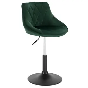 Blasco Swivel Adjustable Height Stool (Set of 2) Dark Green