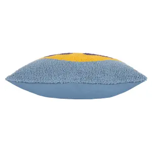 Heya Home Smile Knitted Feather Rich Cushion