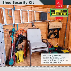 BURG-WACHTER SHED SECURITY KIT ALL IN ONE