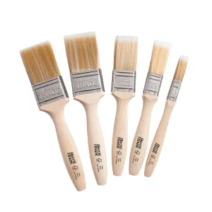 Harris Trade Emulsion & Gloss Fine tip Paint brush, Pack of 5