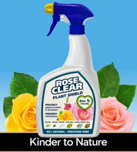 Rose Clear Plant Shield Spray Pesticide Free Bug Killer Fungus Control 800ml