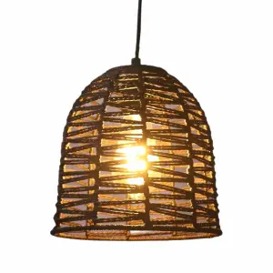 First Choice Lighting Kleo Dark String Pendant Lightshade