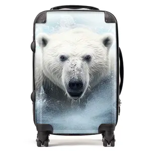 Polar Bear Splashart Suitcase - Cabin