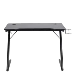 Trooper Gaming Desk in Matt Black