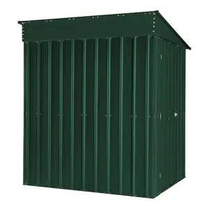 5 x 8 Pent Metal Garden Shed - Heritage Green (5ft x 8ft / 5' x 8' / 1.5m x 2.4m)