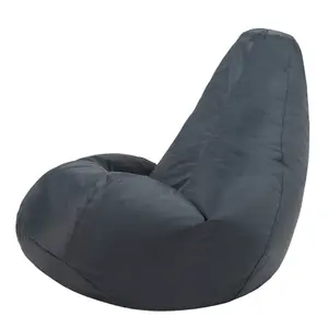 Veeva Recliner Gaming Bean Bag Chair - Charcoal