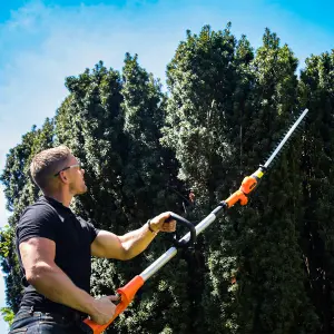 Yard Force 20V Cordless Pole Hedge Trimmer extendable up to 256cm with Lithium-ion battery & charger - LH C41A - CR20 Range