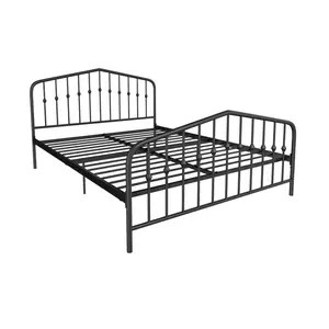 Holland Bed Frame Black / Kingsize (5')