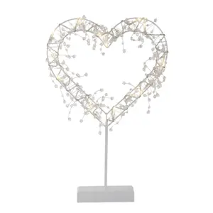 JEWEL DOUBLE HEARTS LIGHT TABLE LAMP