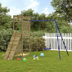 Berkfield Outdoor Playset Impregnated Wood Pine