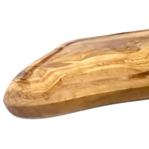 Olive Wood Natural Grained Rustic Kitchen Dining Carving Board (L) 45cm