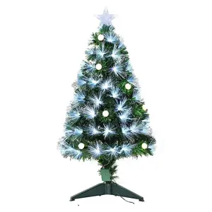 Durham Lighted Artificial Fir Christmas Tree 3ft.