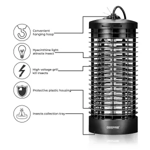 Geepas Mosquito Killer Powerful Fly Zapper Electric Indoor Insect Killer