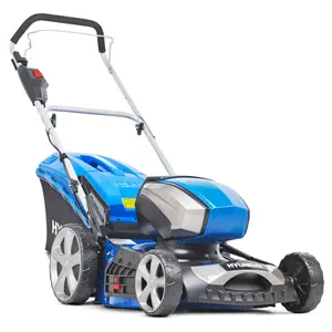 Hyundai 80V Lithium-Ion Cordless Battery Powered Lawn Mower 45cm Cutting Width With Battery and Charger HYM80Li460P