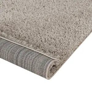 Natural Luxury Shaggy Medium Rug, (L)160cm x (W)120cm