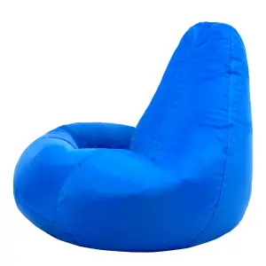 Veeva Recliner Indoor Outdoor Bean Bag Blue Bean Bag Chair