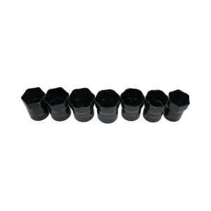 1/2" Drive Wheel Bearing Locknut Lock Nut Remover Removal Tools 7pc Set