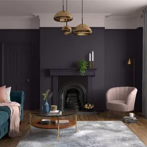 Dulux Trade Heritage Dark Aubergine Eggshell Wall paint, 750ml