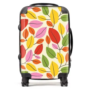 Autumn Leaves Suitcase - Cabin