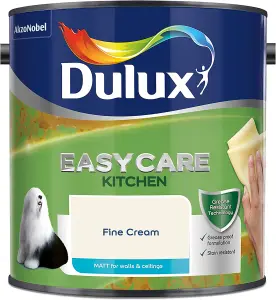 Dulux Easycare Kitchen Paint Matt 2.5L Fine Cream