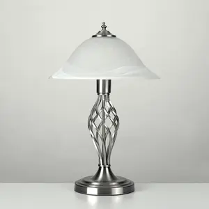 Mancia Metal Table Lamp (Set of 2) Chrome / Yes