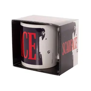 Scarface Logo Mug White/Black/Red (One Size)