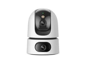 IMOU Ranger Dual Indoor Cam- Indoor Dual Lens Pan & Tilt Smart Wi-Fi Plug-In Security Camera