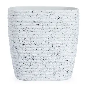 LIVIVO Garden Plant Pots, Set of 3 - White