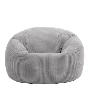 icon™ Large Bean Bag Chair adult - Kingston, Grey