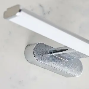 LED Bathroom Wall Light 8W Cool White IP44 Chrome Over Mirror Bar Strip Lamp