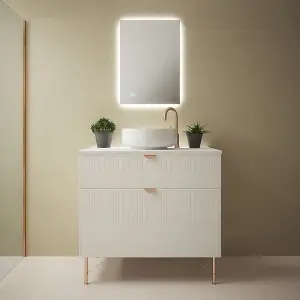 Luxury Frameless & Dimmable LED Illuminated Back-lit Mirror