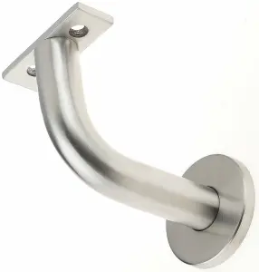 EAI Stainless Handrail Bracket Heavy Duty PAK of 5 - 70mm / 19mm Bar - Satin Stainless - Pack of 5